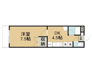 ヴィラ ムティアラ【3階】の間取り