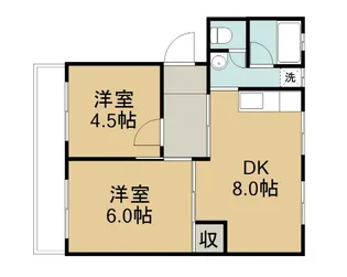 ふそうマンション天神【3階】の間取り