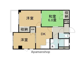 ガーデンコート寿【105号室】の間取り