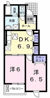 コスモス【1階】の間取り