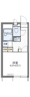 レオパレスヴァンキャトルⅡ【1階】の間取り