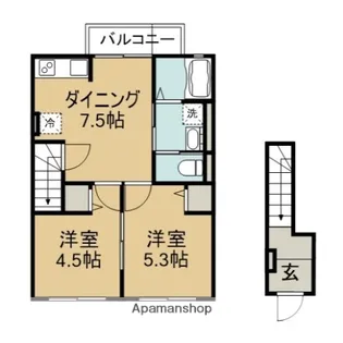 コレクティブハウス サラ【2階】の間取り