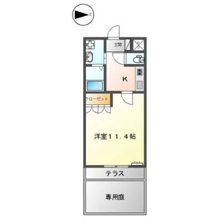 グランチェスタ【1階】の間取り