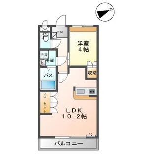 エバーレジダンス【2階】の間取り