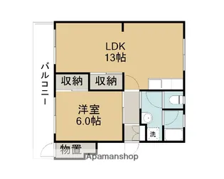 K’SB田園 Ⅲ号館【103号室】の間取り