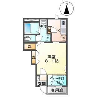 ツユリ【108号室】の間取り