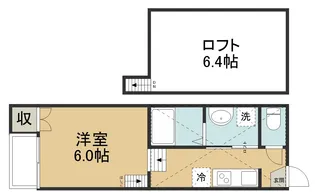 ALPHA THE PREMIER 吉方町【1002号室】の間取り