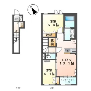 レジデンス・サクラ【2階】の間取り