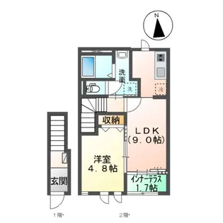 マリーゴールド【2階】の間取り