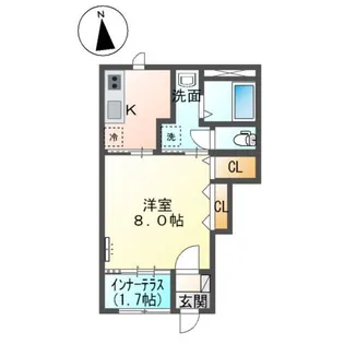 マリーゴールド【1階】の間取り