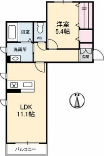 シャーメゾンAYA【2階】の間取り
