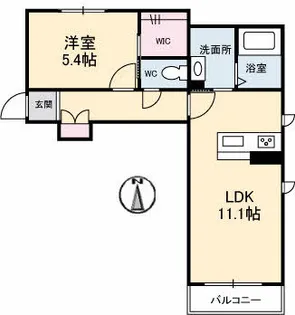 シャーメゾンAYA【2階】の間取り