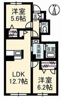 パッション C棟【1階】の間取り