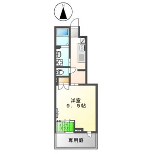 ストラーダ【1階】の間取り