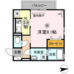 アウローラY【1階】の間取り