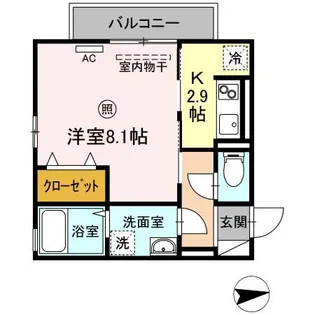 アウローラY【3階】の間取り