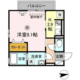 アウローラY【3階】の間取り