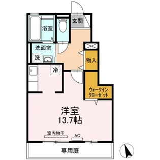 エスト・パレ【1階】の間取り