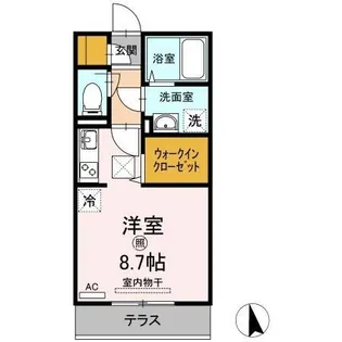 ハーベスト【1階】の間取り