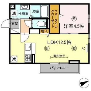 アル ソーレ【3階】の間取り