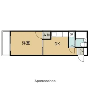 コンフォート永楽【2階】の間取り