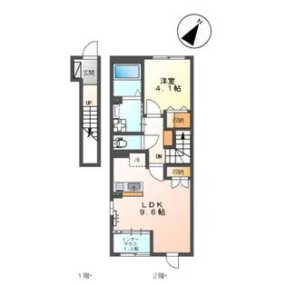 グランデ・ルーチェ【2階】の間取り