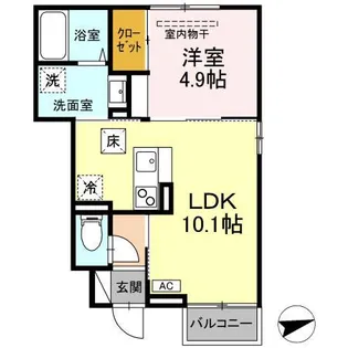 ENNE【1階】の間取り
