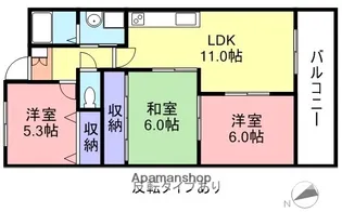 グランデ渡辺【2階】の間取り