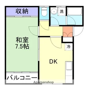 サンコートⅡ【203号室】の間取り