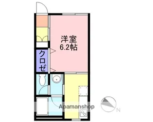 草瀬マンション【3号号室】の間取り