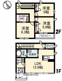 カーサ・ヴェローナ【1階】の間取り