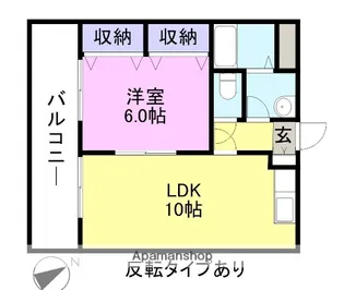 アコール【207号室】の間取り