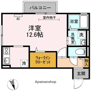 グリーンシュトラール【2階】の間取り