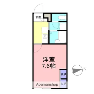 グランプラスA【103号室】の間取り
