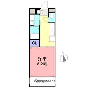 フェニックス【402号室】の間取り