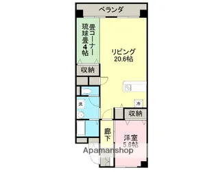 東町ビル【403号室】の間取り