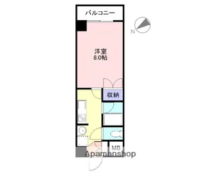 キャッスルさとだ【102号室】の間取り