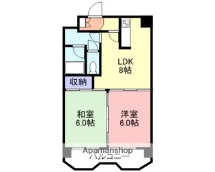 エクセル富士見マンション【501号室】の間取り
