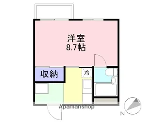 シャンボール5【303号室】の間取り