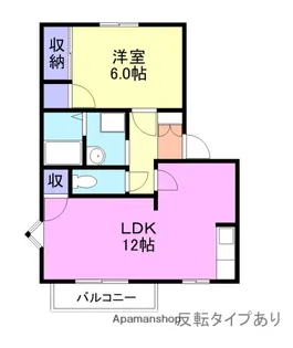 タウンハウス福原D棟【105号室】の間取り