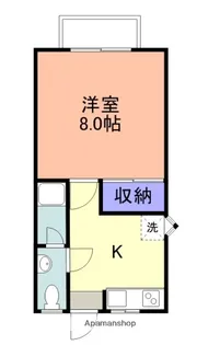 アーサーハイツ D【25号室】の間取り