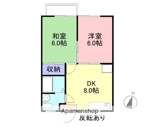 アーサーハイツ D【1階】の間取り