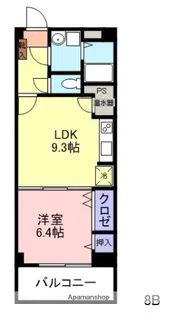 PRESENCEⅡ(プレゼンスⅡ)【8階】の間取り