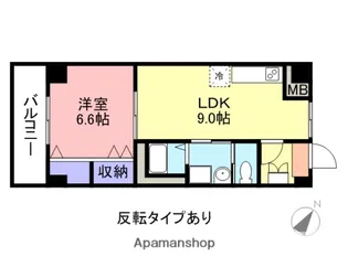 ピアコートC【2-A号室】の間取り