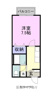 ドミール錦【201号室】の間取り