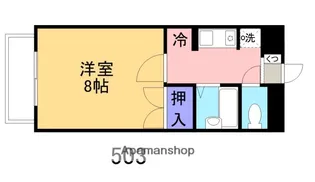 スカイタウンコーストⅢ【503号室】の間取り