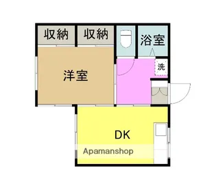 サンハイツ【205号室】の間取り