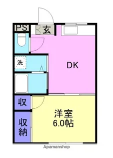 クリーンハイツB棟【101号室】の間取り