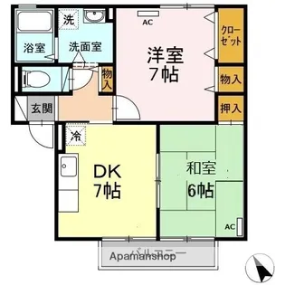 ウィルモア皆生S【2階】の間取り