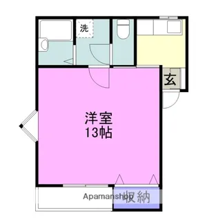 ハイツジュネス【201号室】の間取り